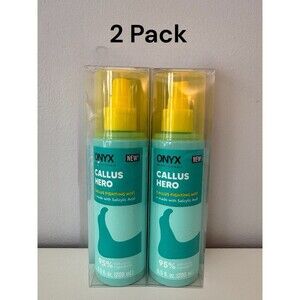 Onyx Professional Callus Hero Callus Fighting Mist Salicylic Acid 2 Pack New!